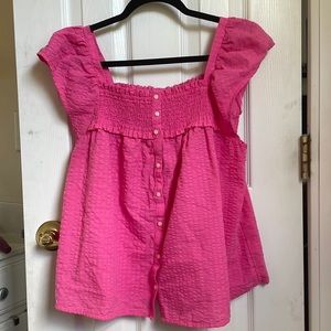 Pink top size large from old navy